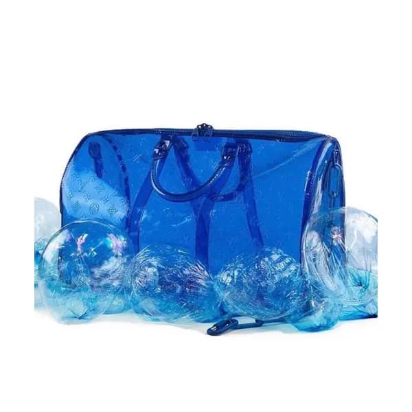 Louis Vuitton 2019 PVC Keepall Bandouliere Bag,50c… - 1