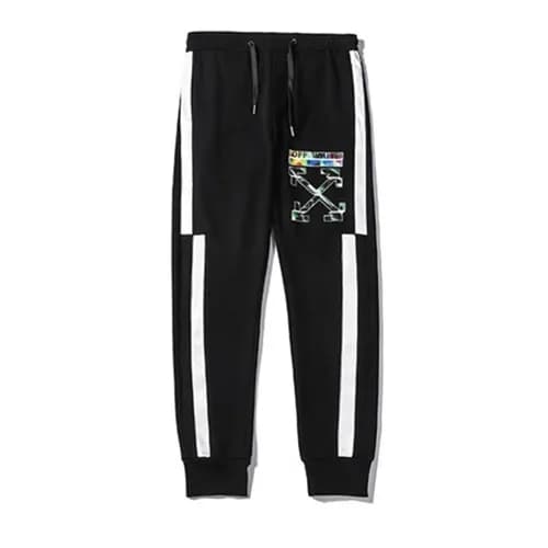 Off-White 2019 Mens Logo Cotton Trainning Pants - … - 1