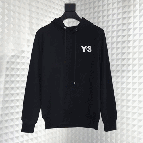 Y-3 2019 Mm/Wm Logo Wolf Cotton Hood Tee -요지야마모토 … - 1