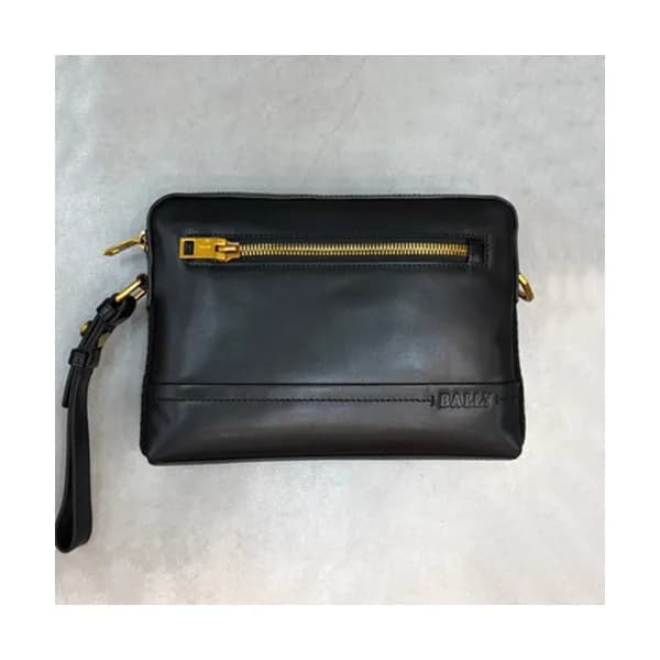 Bally 2019 Leather Clutch Bag,26cm - 발리 2019 레더 남… - 1