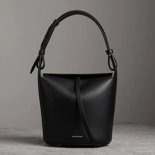 Burberry 2019 Small Leather Bucket Tote Bag, 29cm … - 1