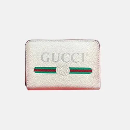 Gucci 2019 Logo Leather Card Case,496319 - 구찌 로고 남… - 1