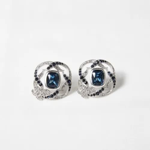 Chanel Earring -샤넬 여성 이어링 Cha0096.(화이트 골드) - 1