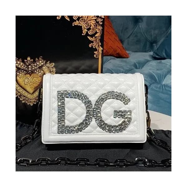 Dolce&Gabbana 2019 Leather Chain Cross Bag ,21CM -… - 1