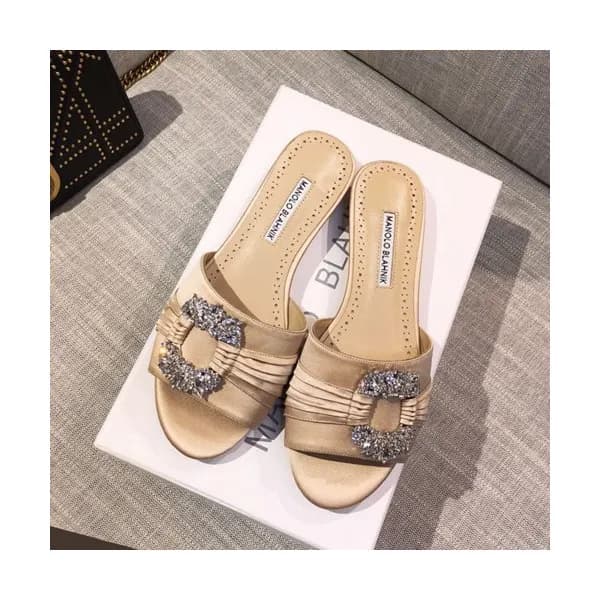 Monolo Blahnik 2019 Ladies Silk Slipper - 마놀로 블라닉 … - 1