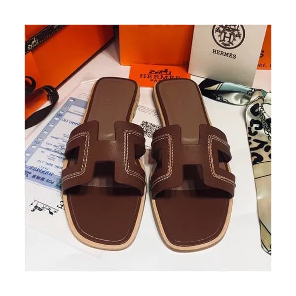 Hermes 2019 Ladies Oasis Leather Slipper - 에르메스 20… - 1
