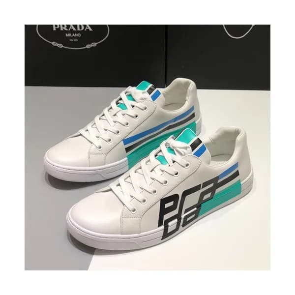 Prada 2019 Mens Leather Sneakers - 프라다 2019 남성용 레더… - 1