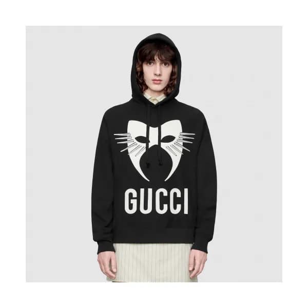 Gucci 2019 Mm/Wm Logo Cotton HoodT - 구찌 2019 남자 로고… - 1
