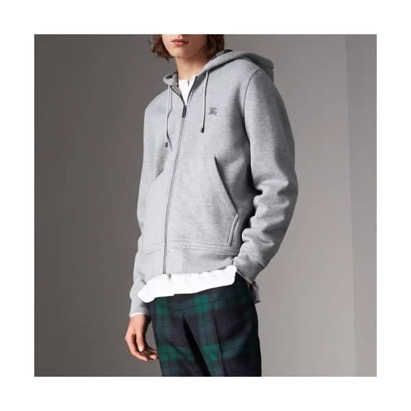 Burberry 2019 Mens Logo Casual Zip-up HoodT - 버버리 … - 1