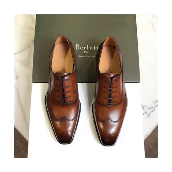 Berluti 2019 Mens Leather Oxford Shoes - 벨루티 2019… - 1