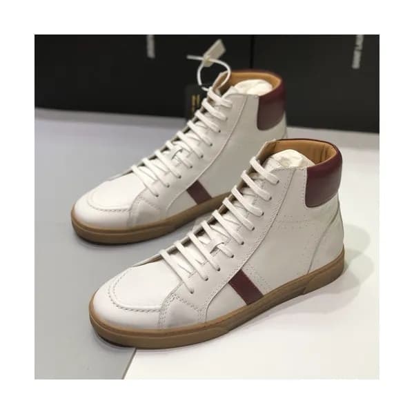 Saint Laurent 2019 Mens Leather Sneakers - 입생로랑 2… - 1