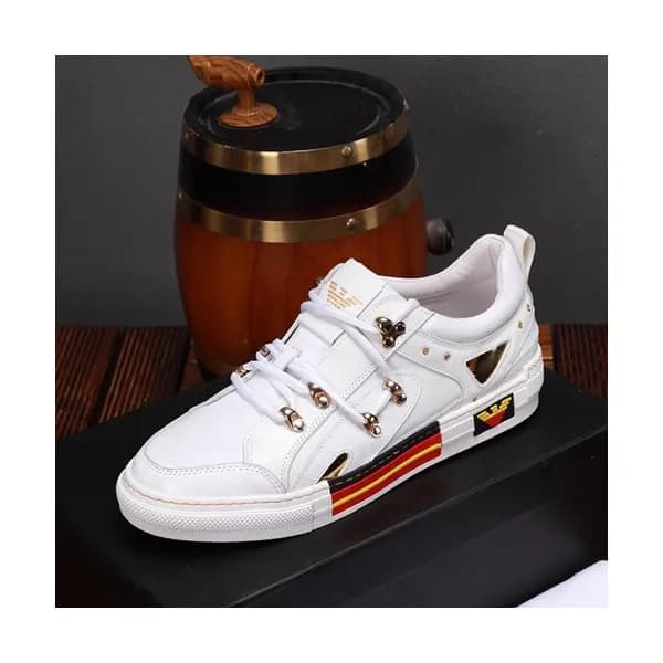 Armani 2019 Mens Leather Sneakers - 알마니 2019 남성용 … - 1