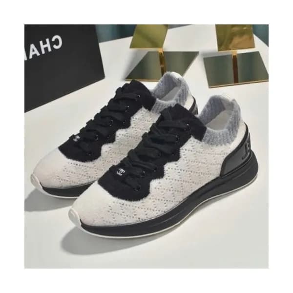 Chanel 2019 Ladies Knit Sneakers - 샤넬 2019 여성용 니트 … - 1
