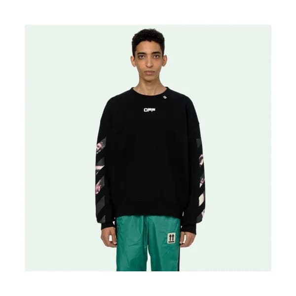 Off-white 2019 Mm/Wm Logo Cotton Oversize HoodT - … - 1