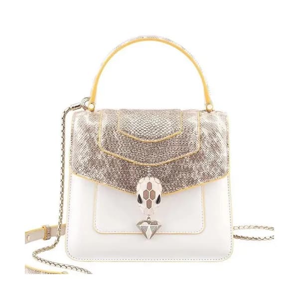 Bvlgari 2019 Serpenti Chain Tote Shoulder Bag - 불가… - 1