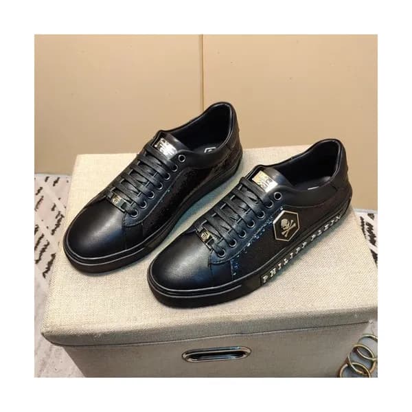 Philipp plein 2019 Mens Leather Sneakers - 필립플레인 … - 1