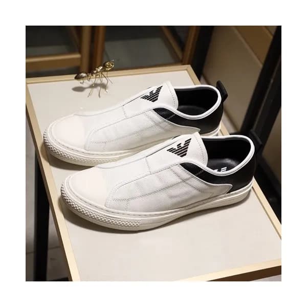 Armani 2020 Mens Leather Sneakers - 알마니 2020 남성용 … - 1