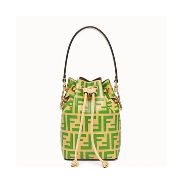 Fendi 2020 Mon Tresor Bucket Tote Shoulder Bag ,18… - 1