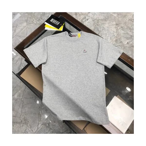 [매장판]Moncler 2020 Mens Logo Silket Crew-neck Short… - 1