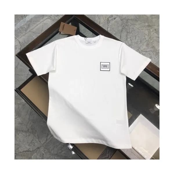 [버버리]Burberry 2020 Mens Logo Cotton Short Sleeved … - 1