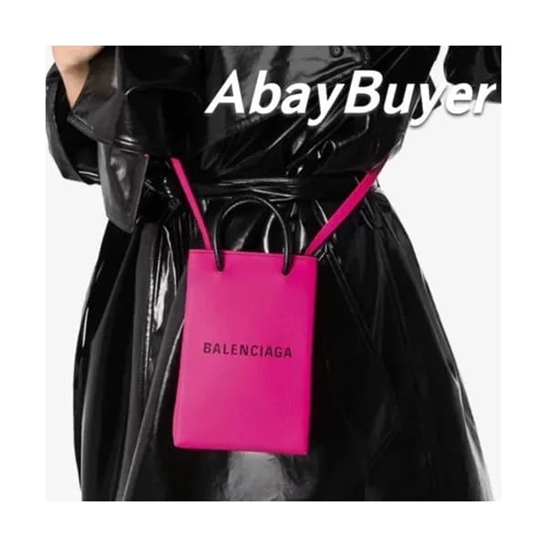 Balenciaga 2020 Leather Super Mini Tote Shoulder B…