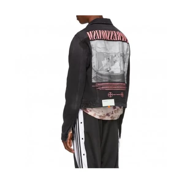 [오프화이트]Off-white 2020 Mens Logo Casual Denim Jacke… - 1