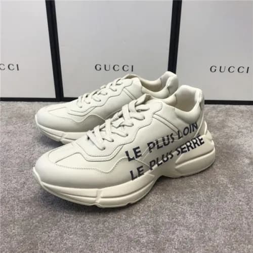 Gucci 2020 Mm/Wm Leather Running Shoes - 구찌 2020 남… - 1