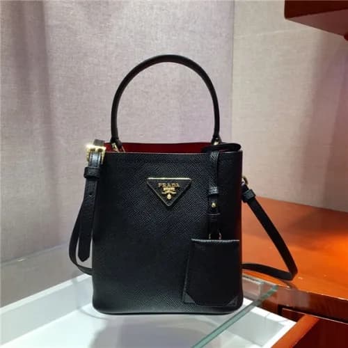 Prada 2020 Women's Leather Mini Tote Shoulder … - 1