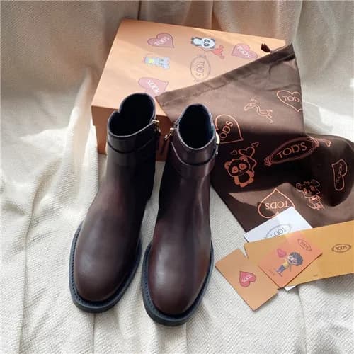 Tod's 2020 Women's Leather Ankle Boots - 토… - 1