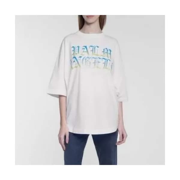 [팜 엔젤스]Palm Angels 2021 Mm/Wm Logo Cotton Short Sl… - 1