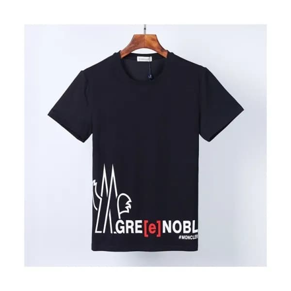 [매장판]Moncler 2021 Mens Logo Crew-neck Short Sleeve… - 1