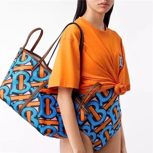 [버버리]Burberry 2021 Mm/Wm Leather Beach Tote Bag,30… - 1