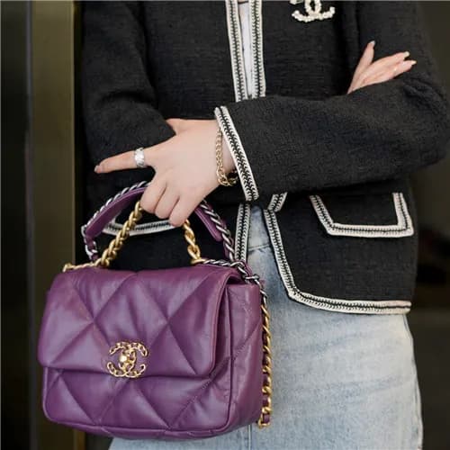 [럭셔리]Chanel 2021 Women's Leather Tote Bag/Shou…