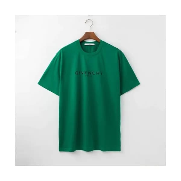 Givenchy Mens Logo Short Sleeved Tshirts Green - … - 1