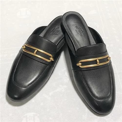 Hermes 2021 Women's Leather Mule,HERS0457 - 에르… - 1