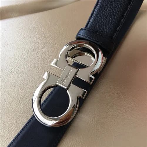Salvatore Ferragamo 2021 Men's Leather Belt,3.… - 1