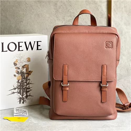 [로에베]Loewe 2021 Men's Leather Backpack,39cm,LO… - 1