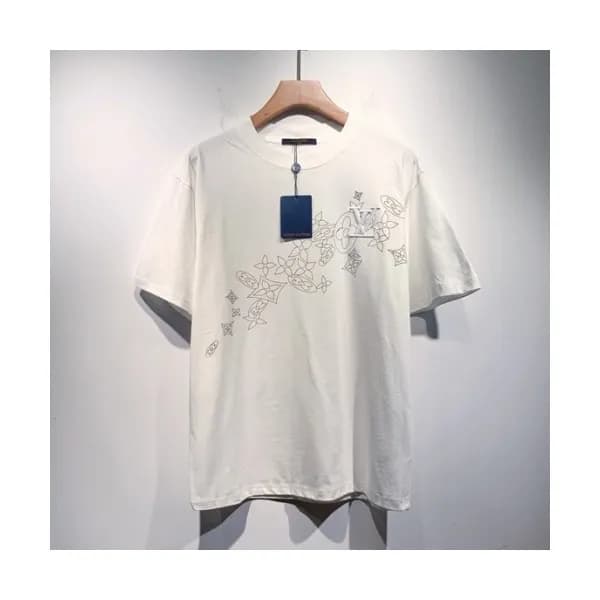 Louis vuitton Mm/Wm Logo Short Sleeved Tshirts Wh… - 1