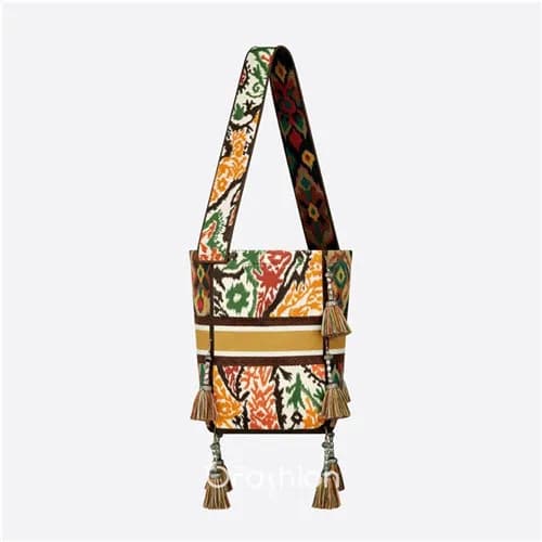 [유니크한]Dior 2021 Women's Canvas Bucket Tote Bag… - 1