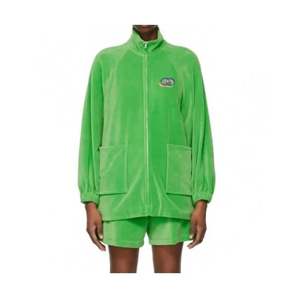 Gucci Mens Logo Casual Training Clothes Green - 구… - 1