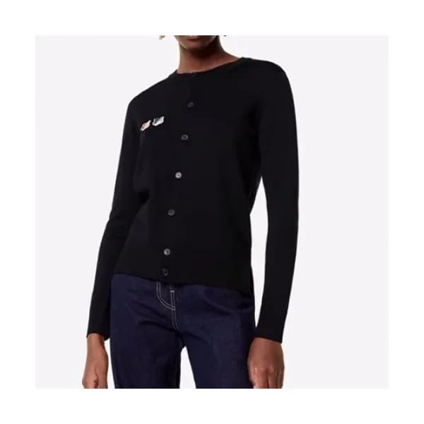 Maison margiela Womens Cardigan Black - 메종 마르지엘라 … - 1