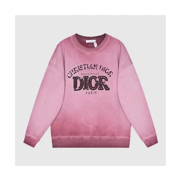 Dior Mm/Wm Logo Casual Cotton Tshirts Pink - 디올 2… - 1