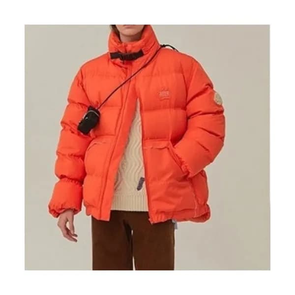 ADER Mm/Wm Patch Logo Modern Down Padding Orange … - 1