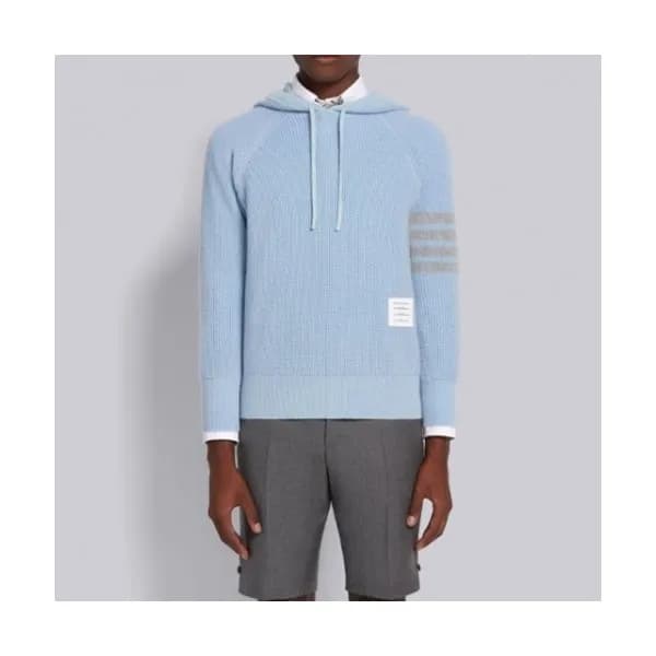 Thom Browne Mm/Wm Casual Cotton Hoodie Blue - 톰브라… - 1