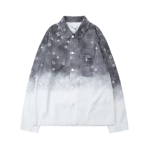루이비통 남성 트렌디 블랙 자켓 - Mens Black Jackets - lou04141x - 1