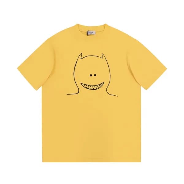 셀린느 여성 옐로우 반팔티 - Celine Womens Yellow Tshirts - ce… - 1