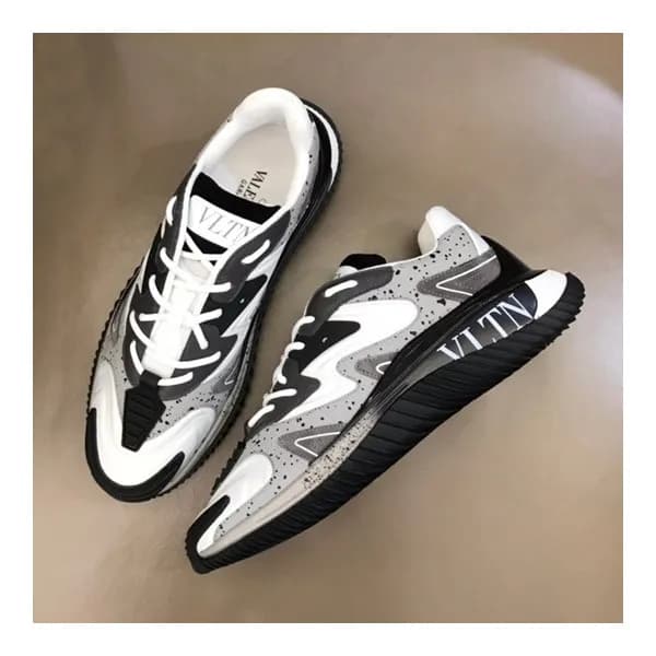 발렌티노 남성 트렌디 그레이 스니커즈 - Mens Gray Sneakers - val025… - 1