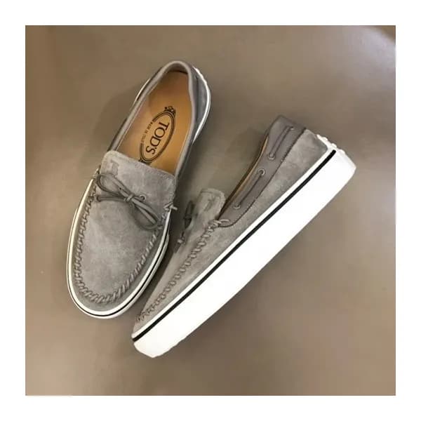 토즈 남성 리본 그레이 로퍼 - Mens Gray Loafer - toz0269x