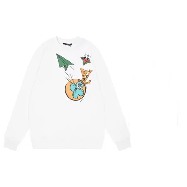 루이비통 남성 모던 화이트 맨투맨 - Mens White Tshirts - lou05136… - 1