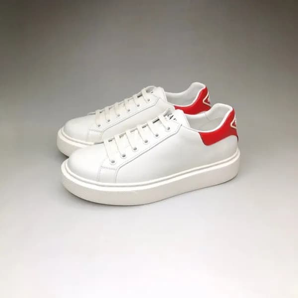 프라다 남성 클래식 화이트 스니커즈 - Mens White Sneakers - pra027… - 1
